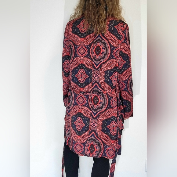 Flawless ✨️Free People Paisley duster size Small - Picture 5 of 7